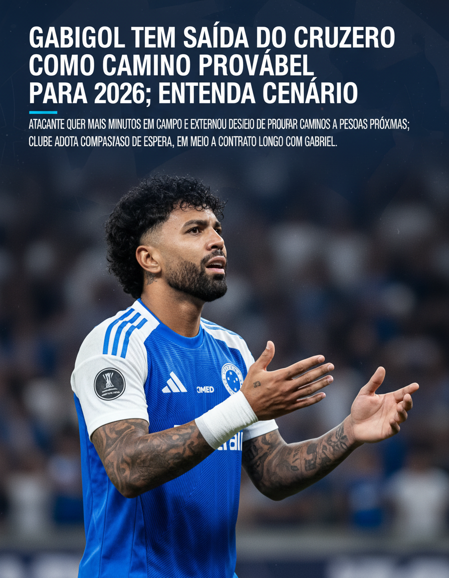 Gabigol tem saída do Cruzeiro