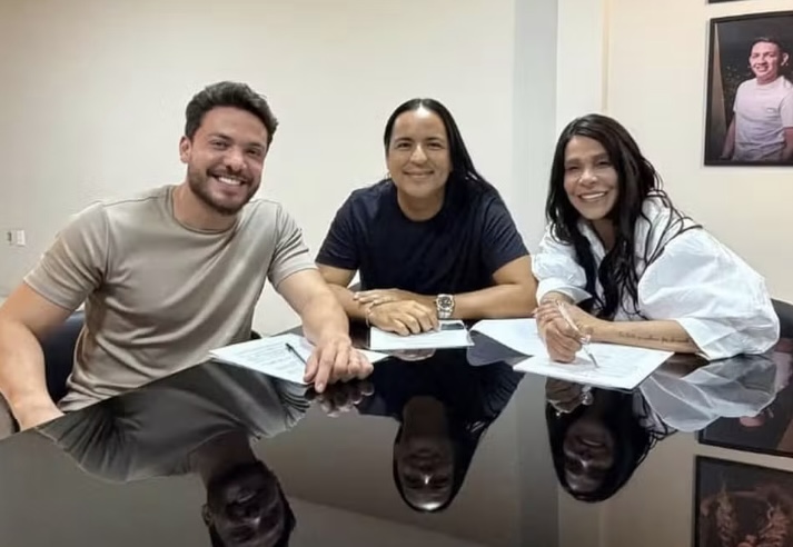 Silvânia Aquino e Berg Rabelo fecham parceria com empresa de Wesley Safadão