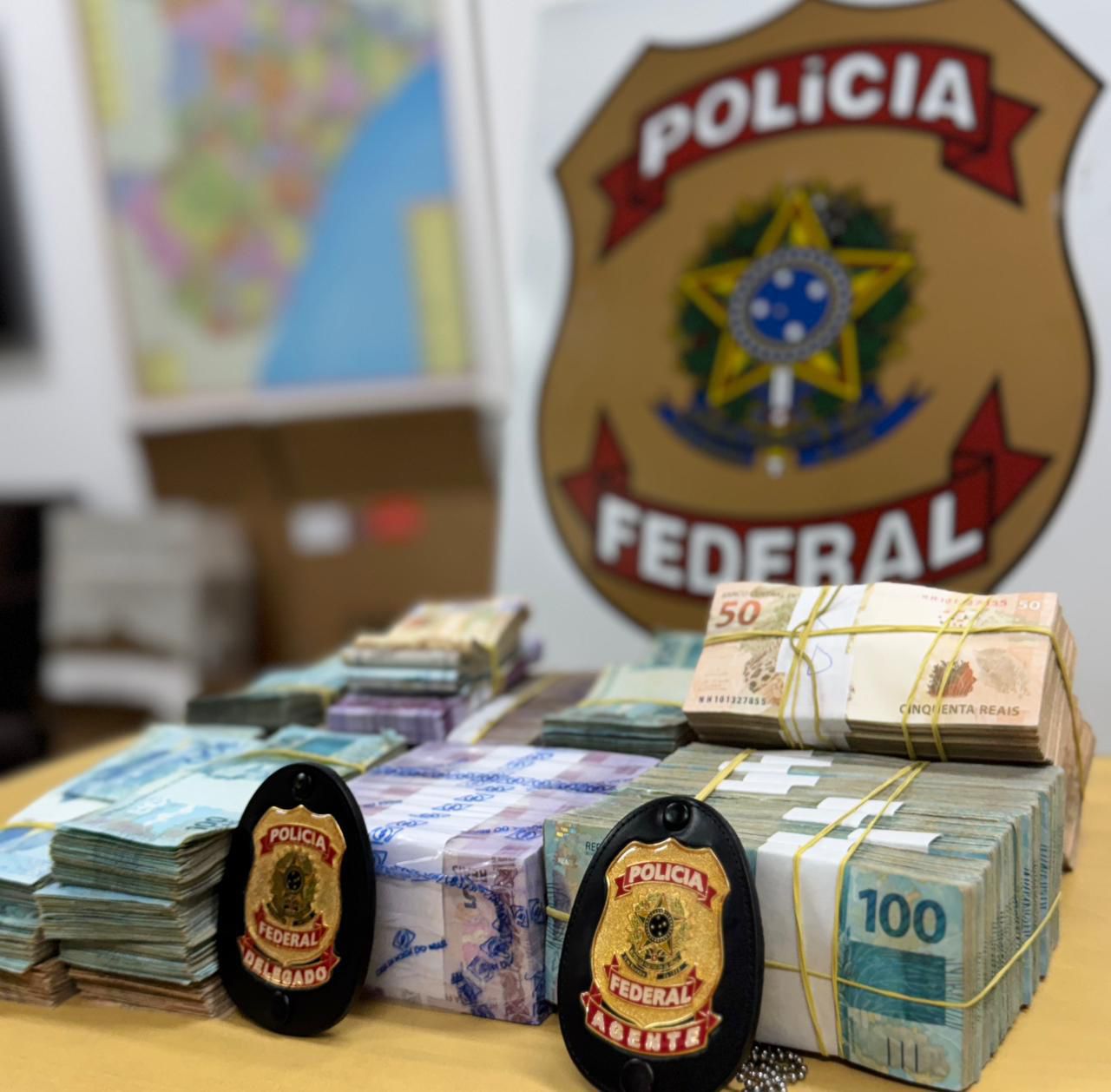PF prende suspeitos por lavagem de dinheiro e apreende R$ 329 mil em Carira (SE)