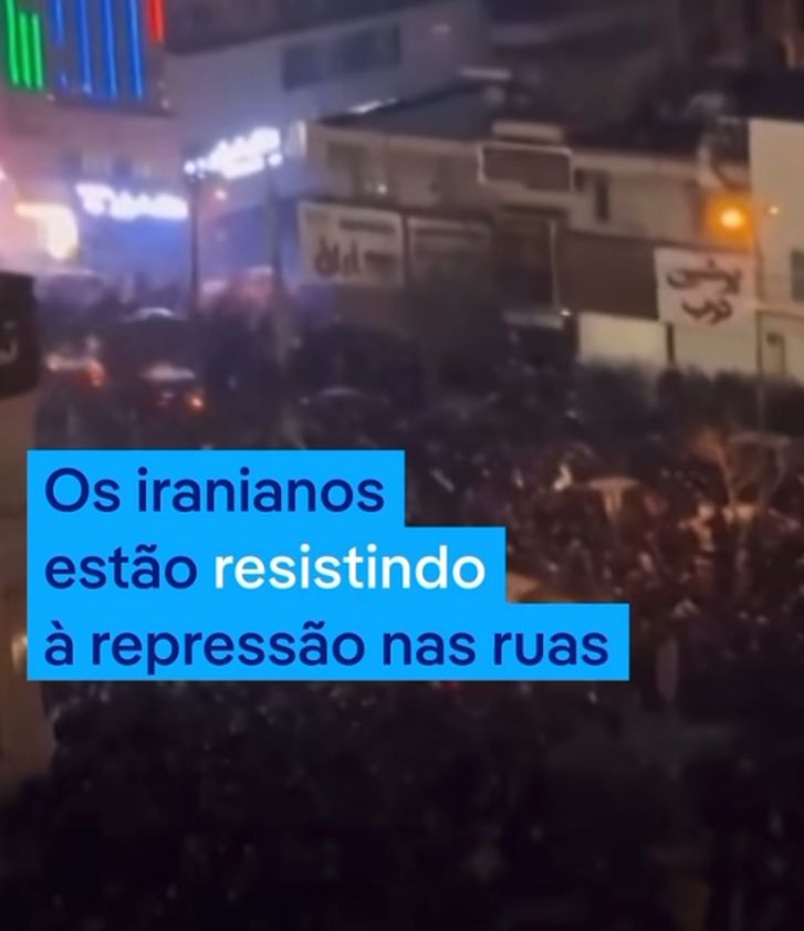 Iranianos resistem à repressão e mantêm protestos em dezenas de cidades