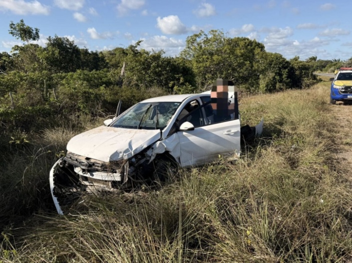 Motorista perde controle e é detido por embriaguez em Itaporanga D’Ajuda
