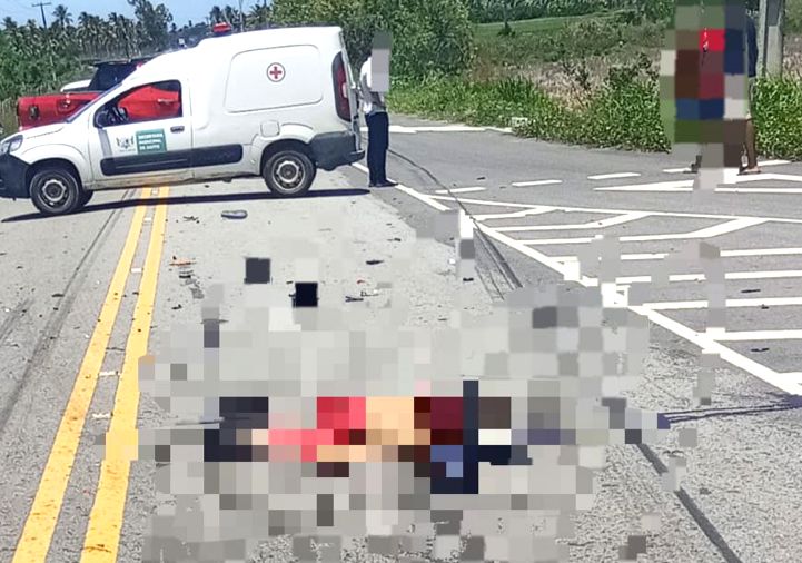 Colisão entre moto e carro deixa um morto e uma mulher em estado grave na SE-204