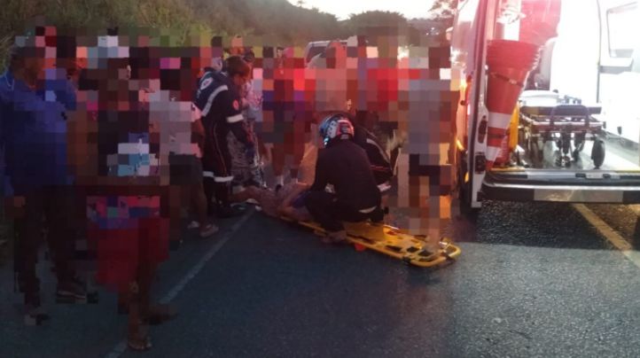 Idosa de 70 anos fica ferida após ser atropelada na SE-270, em Salgado