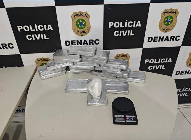 Polícia Civil apreende cerca de 20 quilos de cocaína em Aracaju