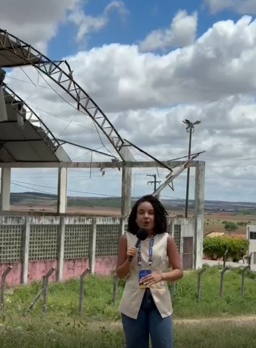 Ginásio de esportes de Poço Verde está abandonado e revolta moradores