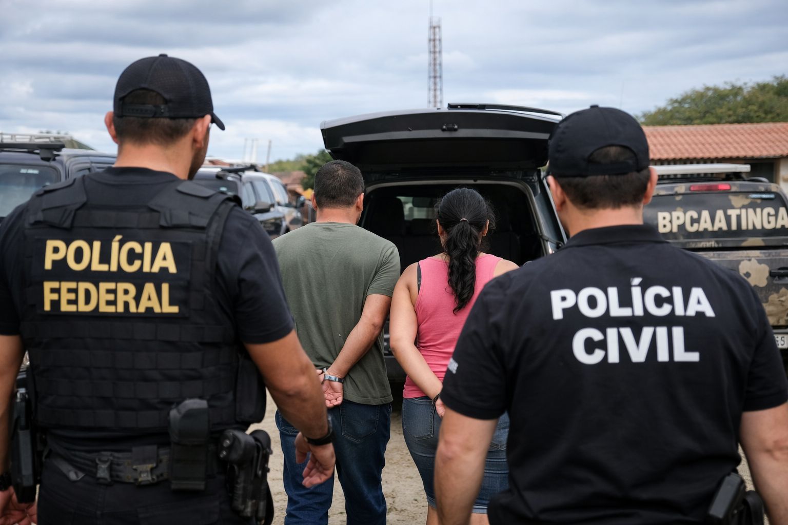 Casal foragido por estupro de vulnerável é preso em Poço Redondo durante operação integrada