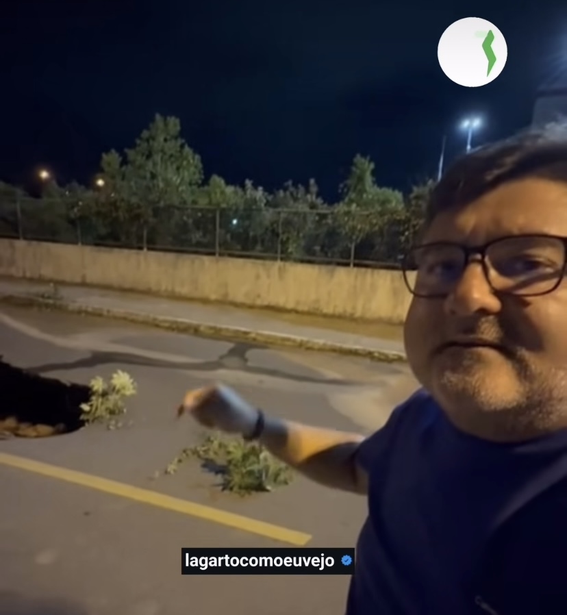 Rompimento de adutora causa interdição parcial de avenida em Lagarto