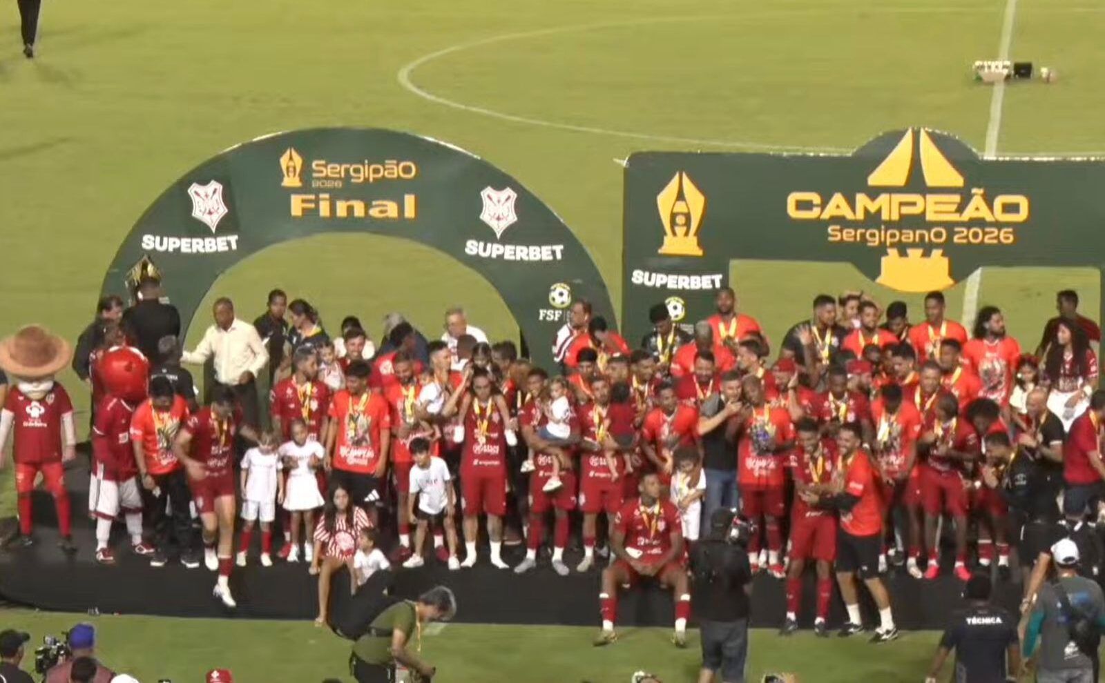 Sergipe vence Confiança e conquista o título do Campeonato Sergipano 2026