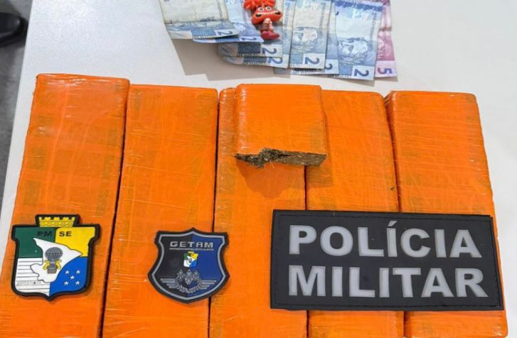 Homem é preso com mais de quatro quilos de maconha em Itabaiana