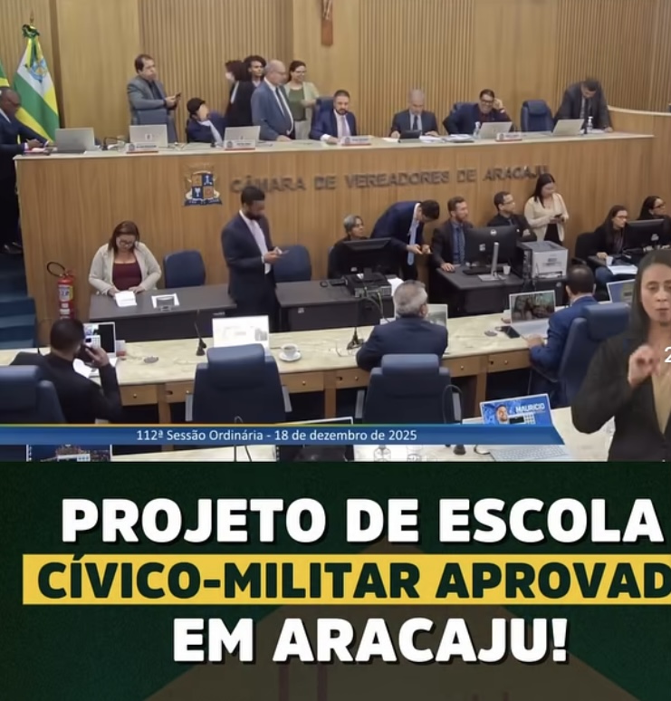 Projeto de Moana Valadares que cria o programa de escolas cívico-militares é aprovado na Câmara Municipal de Aracaju