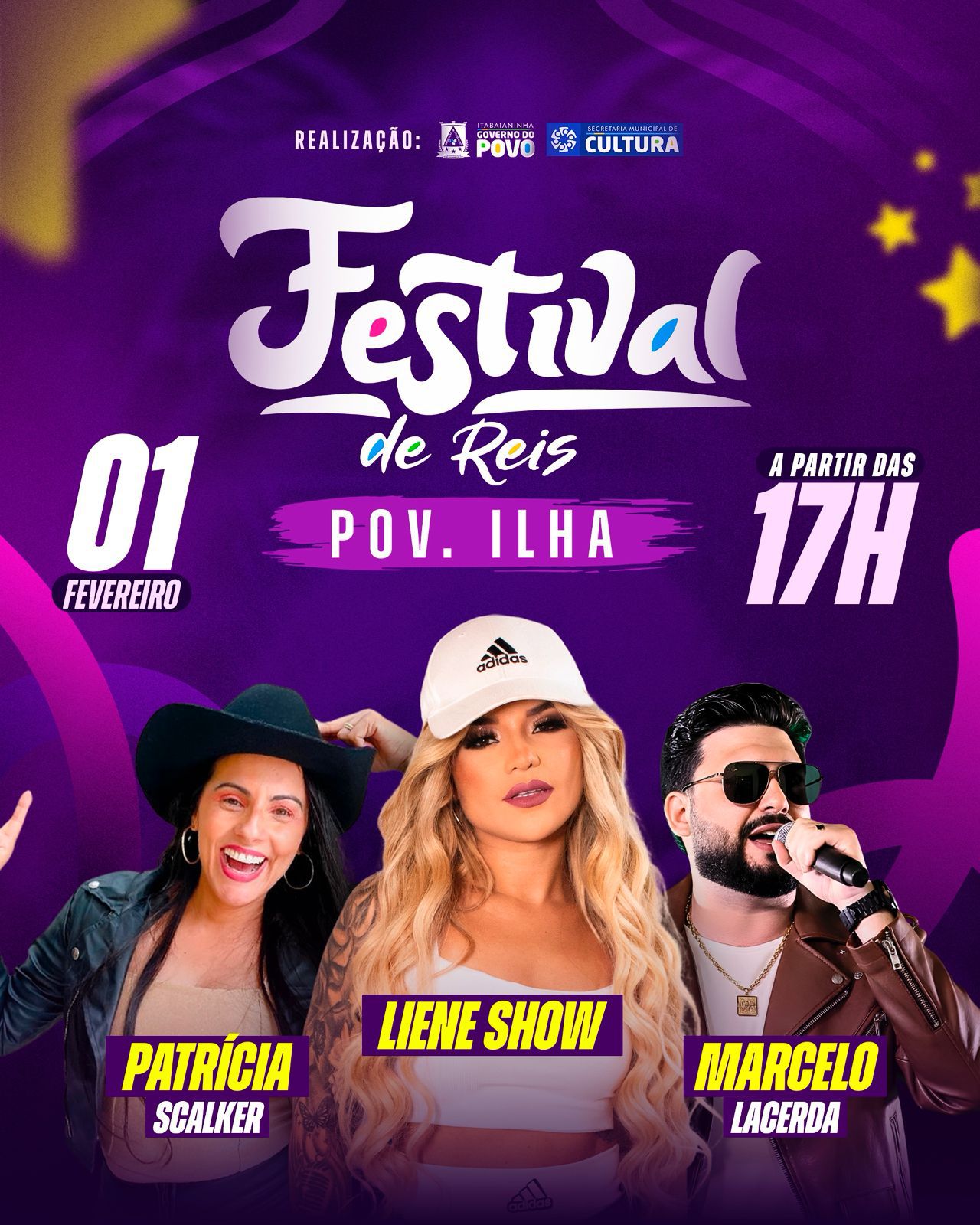 FESTIVAL DE REIS PROMETE AGITAR O POVOADO ILHA, EM ITABAIANINHA, NESTE DIA 1º DE FEVEREIRO