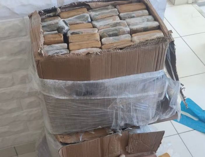 Cerca de 100 quilos de drogas são apreendidos e um suspeito é preso em São Cristóvão