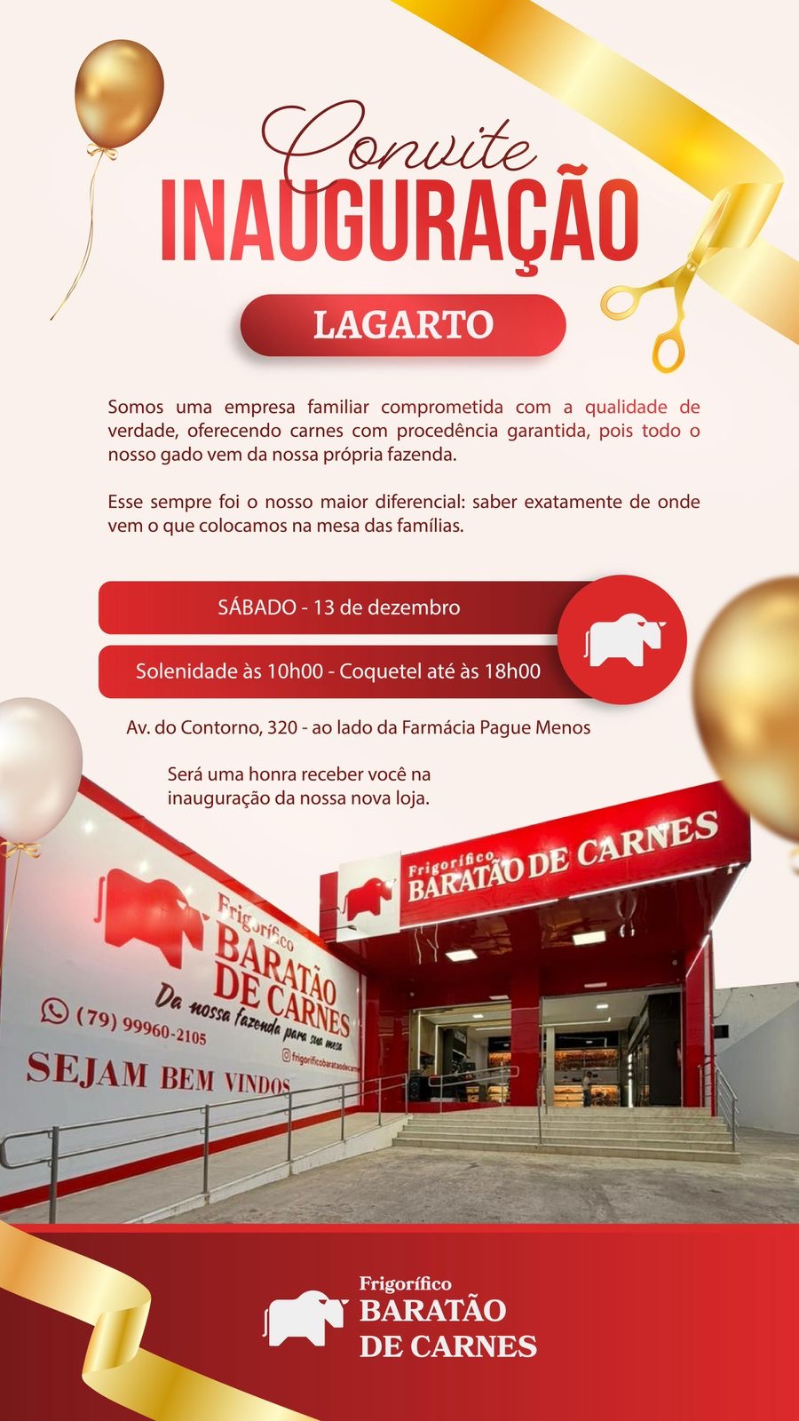 Lagarto recebe nova unidade do Frigorífico Baratão das Carnes