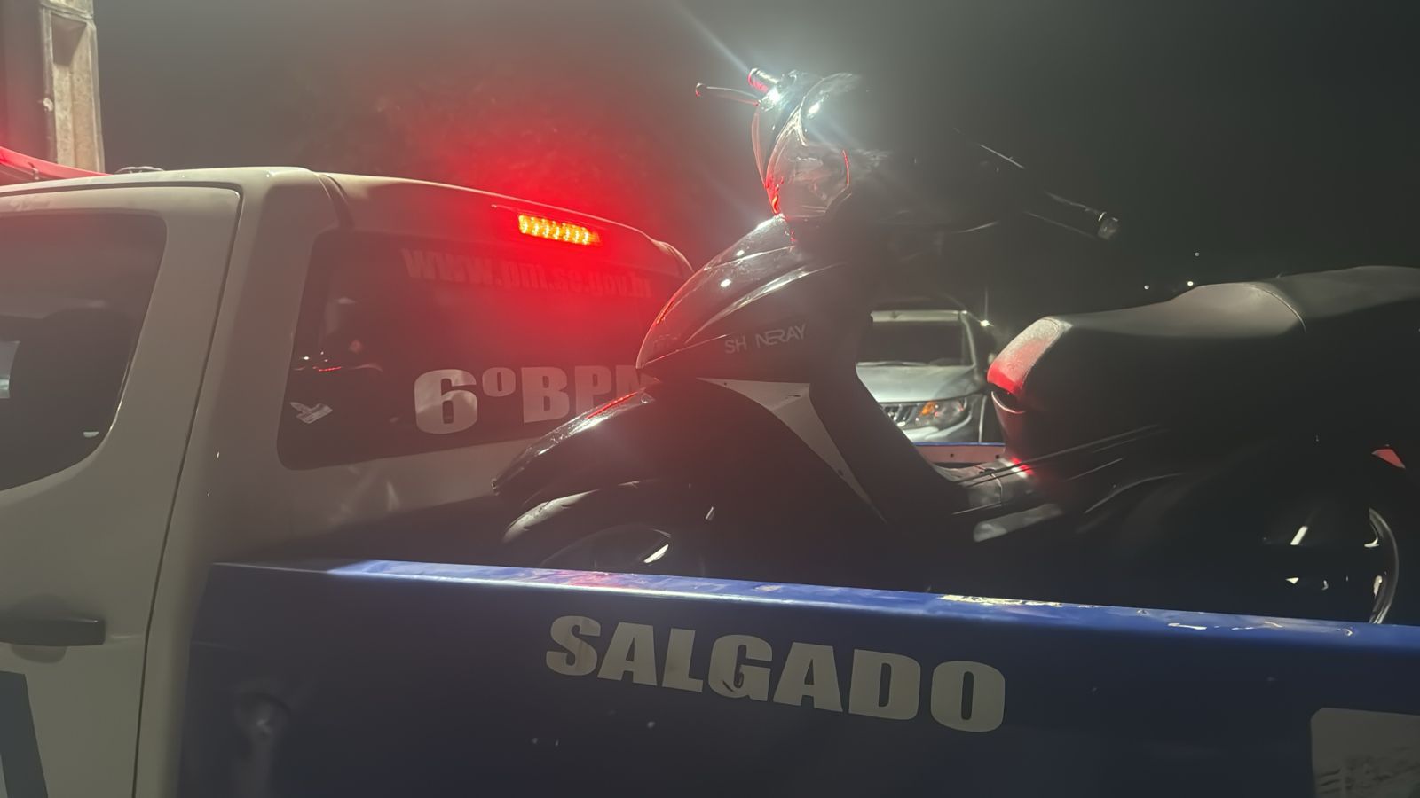 Suspeito é preso após furtar motocicleta em Salgado
