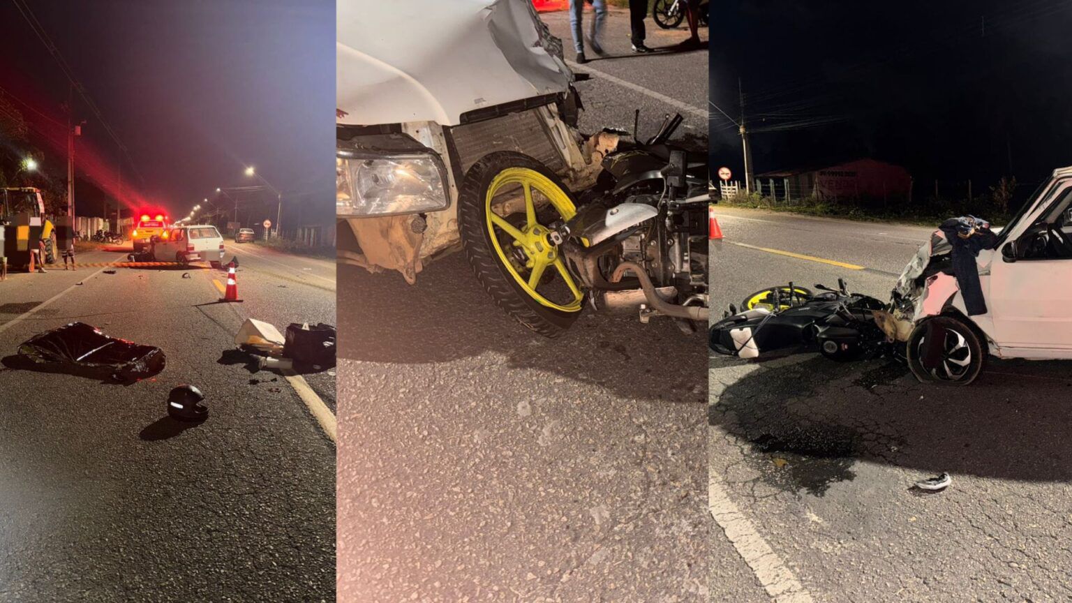 Motociclista morre após colisão com carro na Rodovia dos Náufragos, em Aracaju