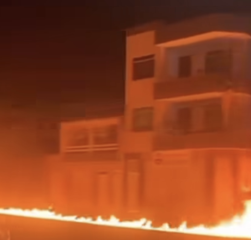 Caminhão coletor de Nossa Senhora da Glória pega fogo em Ribeirópolis