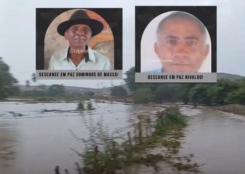 Dois homens morrem após serem arrastados por correnteza em Simão Dias