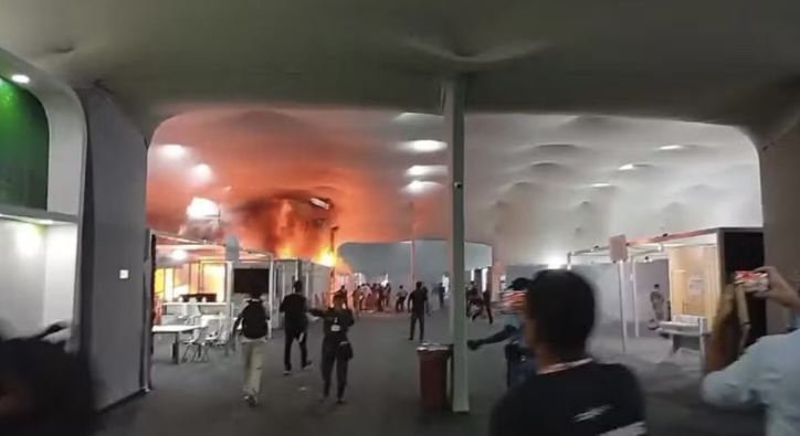 Incêndio atinge pavilhão da COP30 e provoca evacuação em Belém