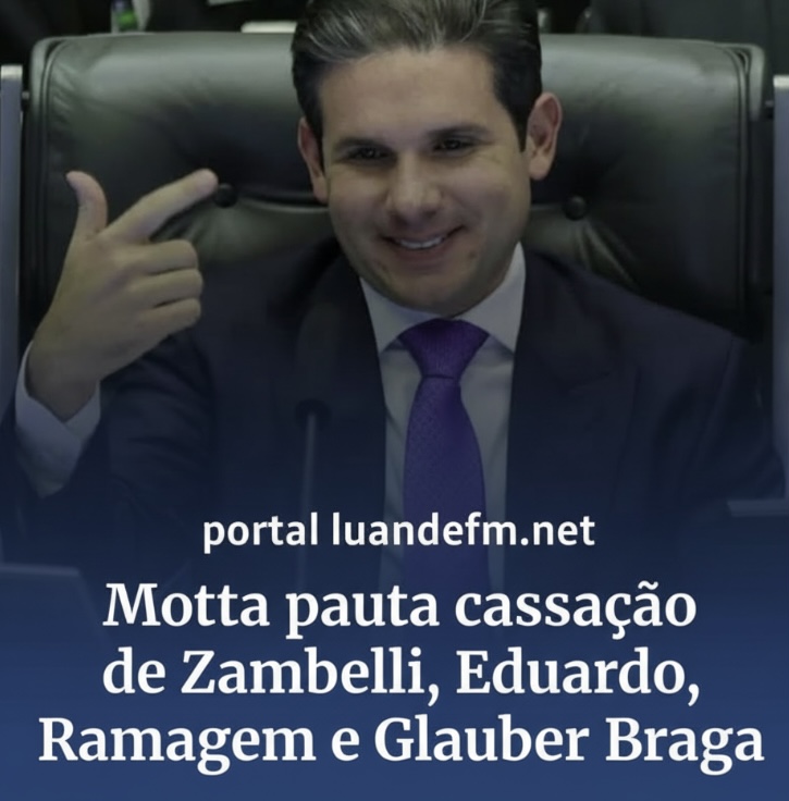 Hugo Motta pauta cassações no plenário da Câmara dos Deputados