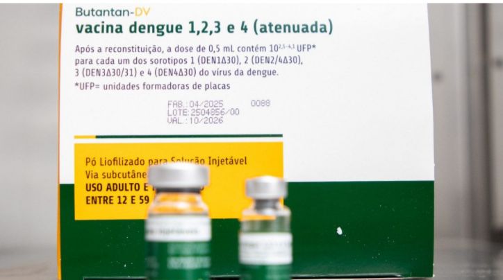 9.700 doses da vacina contra a dengue produzida pelo Butantan chegam a Sergipe