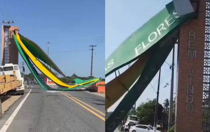 Fortes ventanias provocam quedas de estruturas e prejuízos em municípios do interior de Sergipe