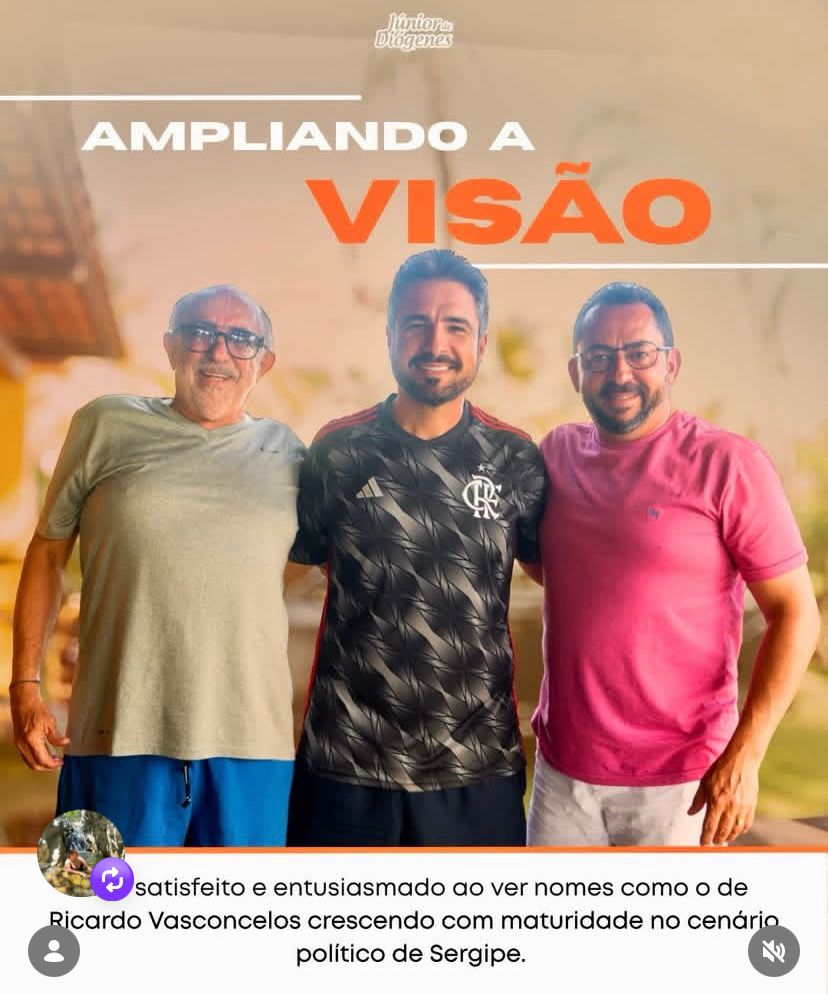 Júnior de Diógenes e Diógenes Almeida participaram de encontro com Ricardo Vasconcelos, pré-candidato a suplente na chapa de André Moura