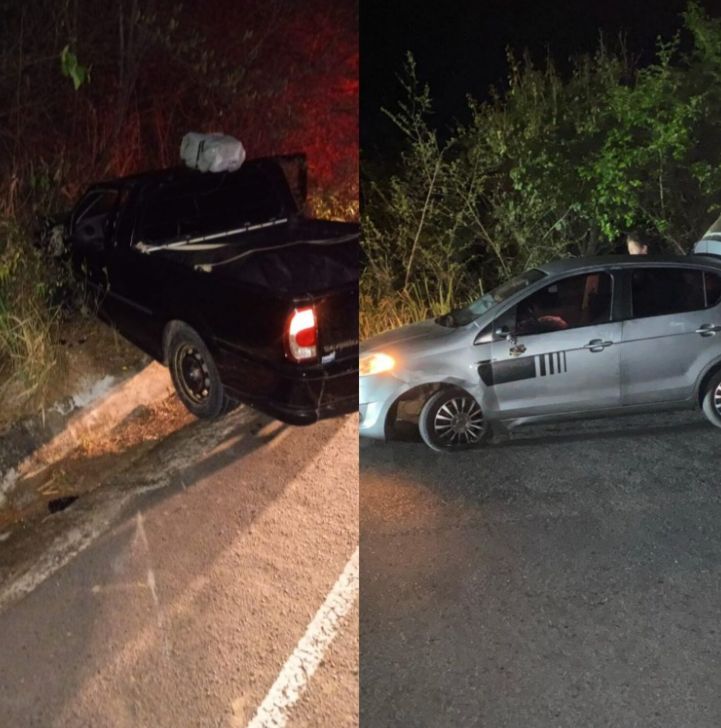 Colisão entre carros deixa um ferido na SE-285, entre Pedrinhas e Riachão do Dantas
