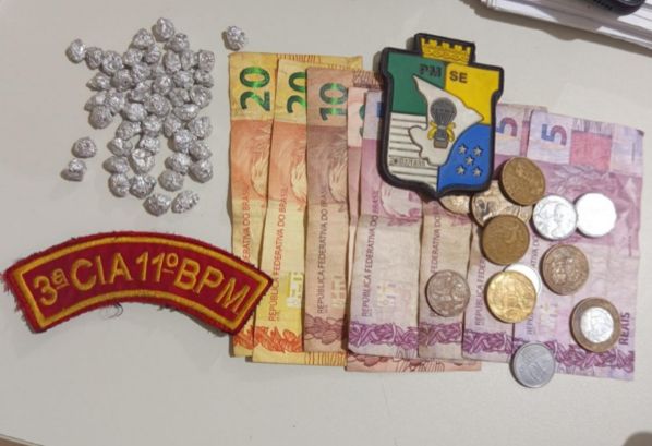 PM apreende homem com 47 pedras de crack em Itabaianinha