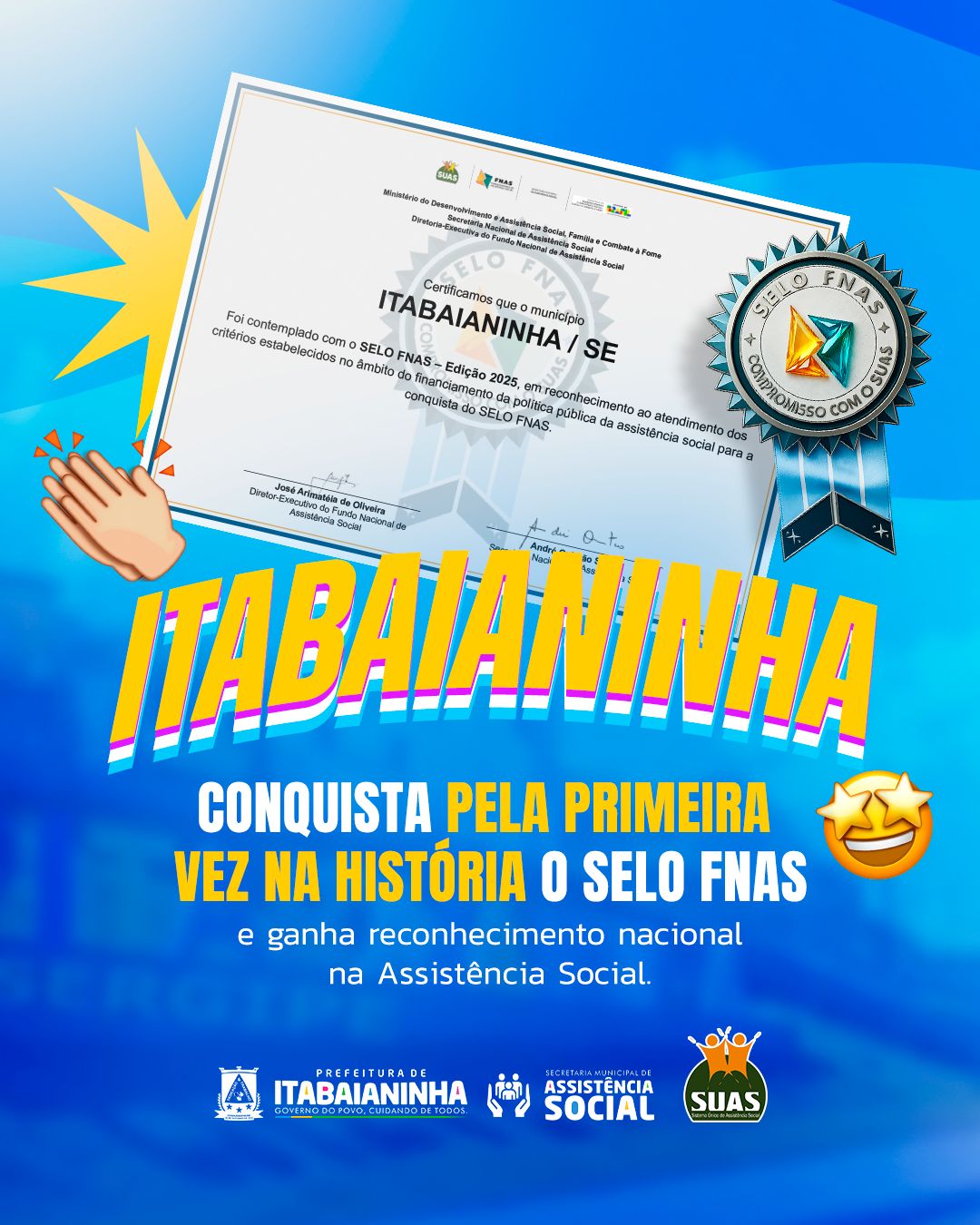 Imagem ASCOM Prefeitura de Itabaianinha 