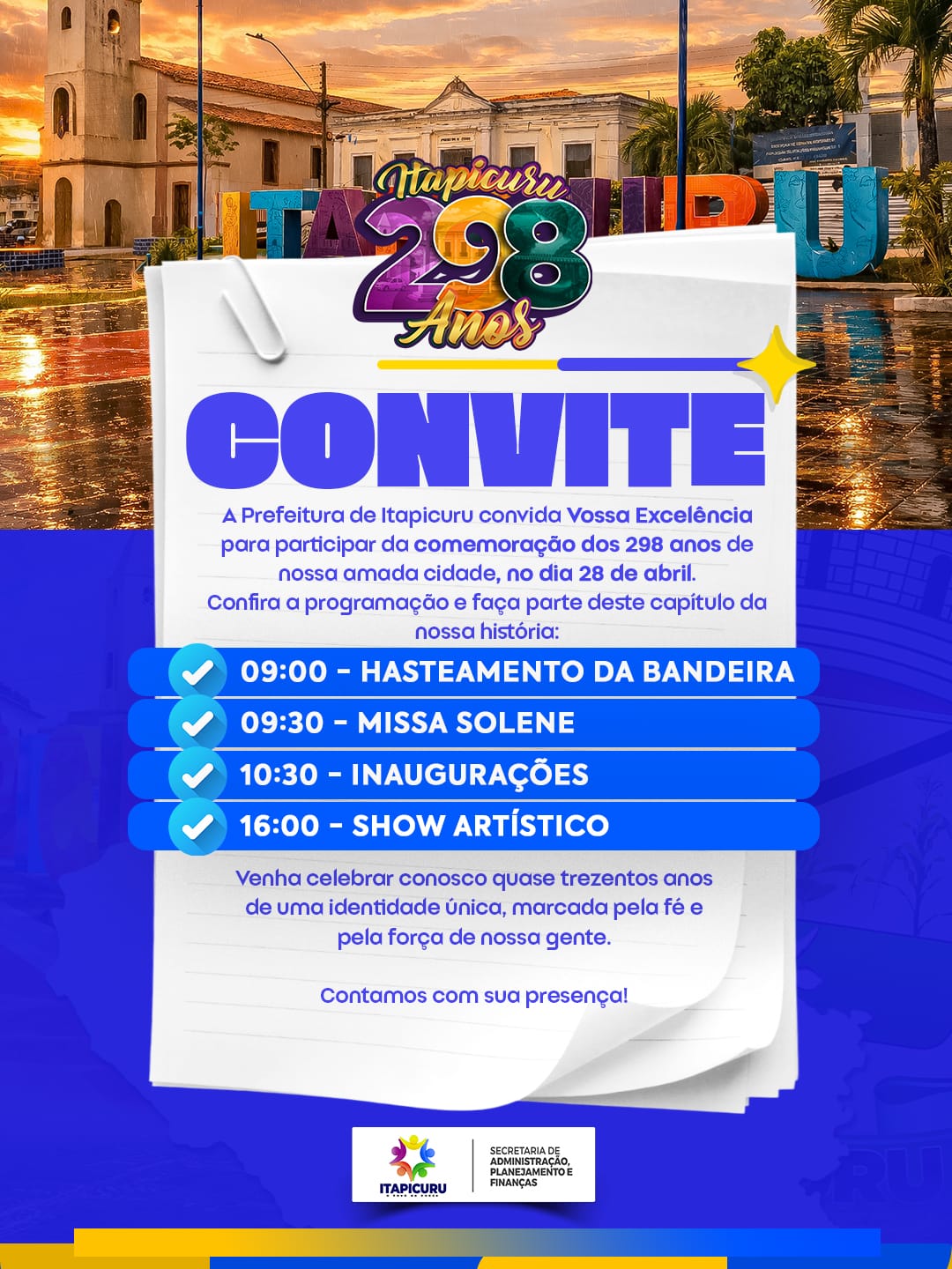 Imagem Secom Prefeitura de Itapicuru