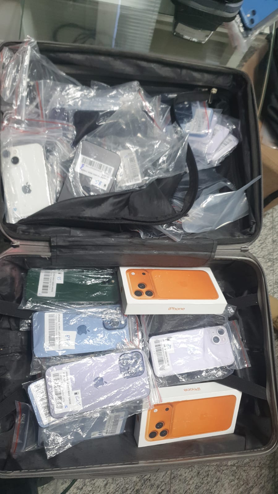 Imagem enviada pela polícia