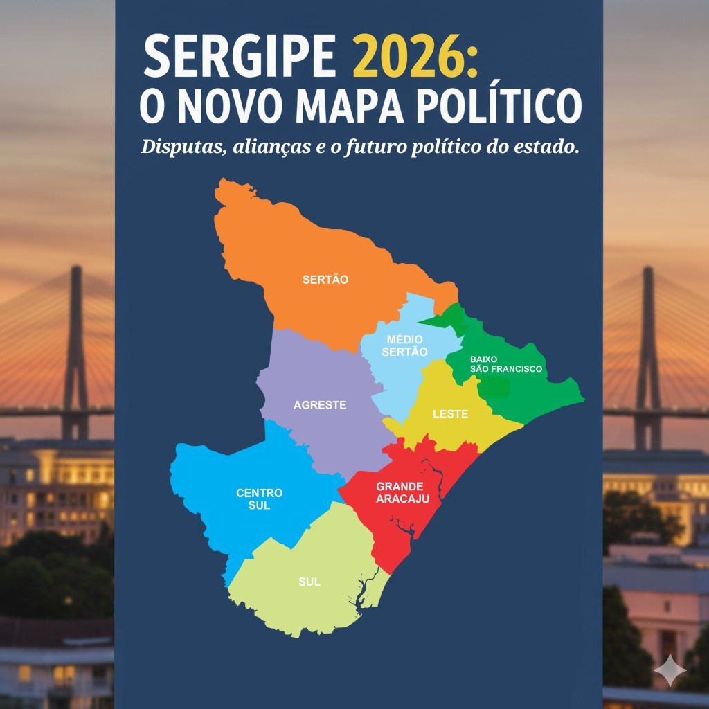 Cenário Político de Sergipe em 2026: Oposição dividida busca rumo enquanto Mitidiere avança